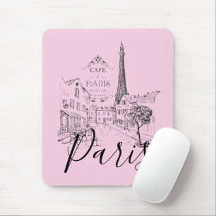 Alfombrilla De Ratón Cafe Paris Mouse Pad