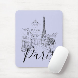 Alfombrilla De Ratón Cafe Paris Mouse Pad