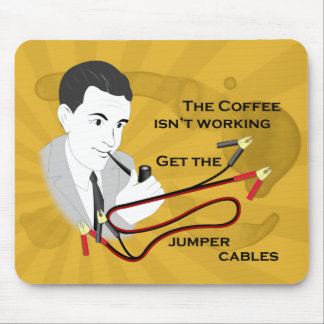 Alfombrilla De Ratón Café retro divertido del papá que dice Mousepad