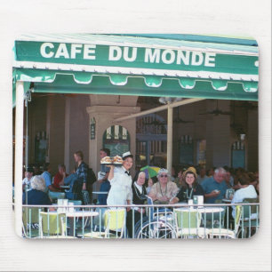 Alfombrilla De Ratón Café y Beignets de New Orleans