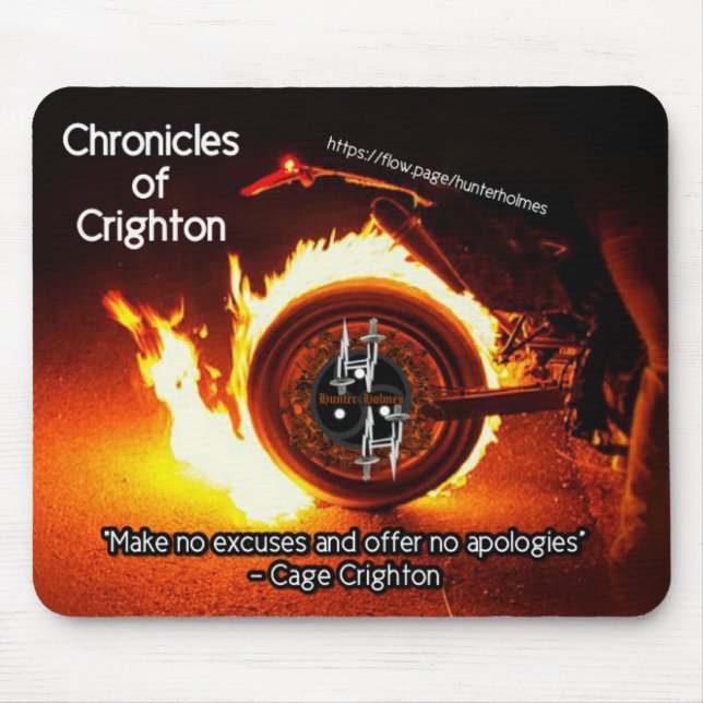 Alfombrilla De Ratón Cage's Motto - Hunter Holmes CoC | Mousepad (Frente)