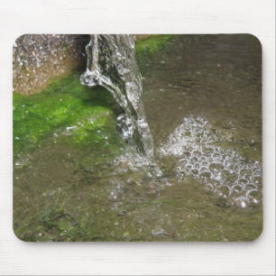 Alfombrilla De Ratón Caída de Agua Trickling Bubbling Mousepad
