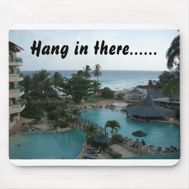 Alfombrilla De Ratón Caída en allí ...... (Frente)