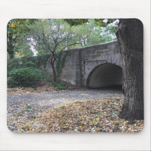 Alfombrilla De Ratón Caída en Riverside Park Stone Archway Nueva York N
