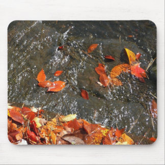 Alfombrilla De Ratón Caídas en cataratas en fotografía de otoño