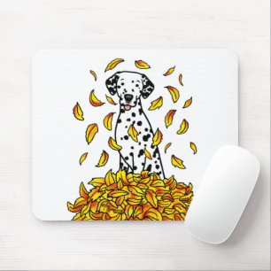 Alfombrilla De Ratón Caídas Sale de Dalmatian (negro 1) Perro Jugando C