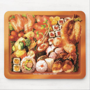 Alfombrilla De Ratón Caja de Bento del sushi - Mousepad