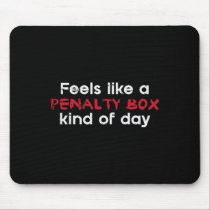 Alfombrilla De Ratón Caja de penalización de hockey sobre hielo día ama