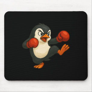 Alfombrilla De Ratón Caja de Pingüino de Dibujos Animados Genial Kickbo
