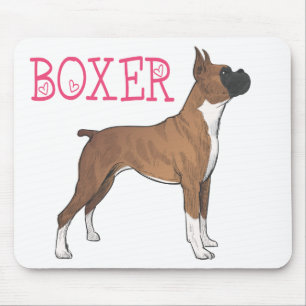 Alfombrilla De Ratón Caja de regalo de perro de dibujos animados adorab