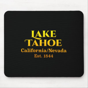 Alfombrilla De Ratón Cajón de diseño del lago Tahoe Logo de ciervo de b