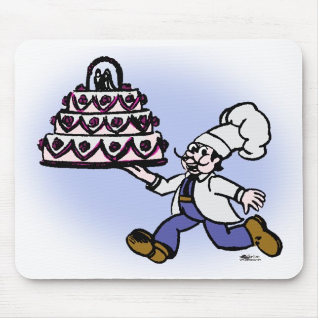 Alfombrilla De Ratón Cake Chef (Frente)