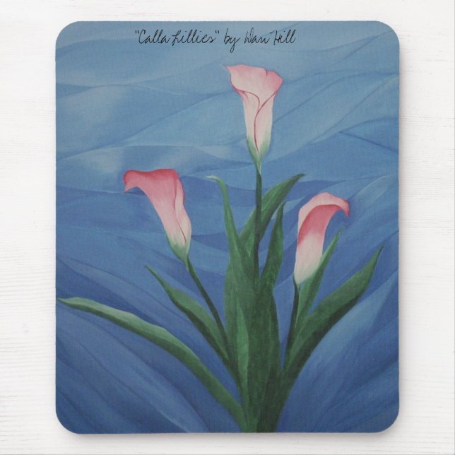 Alfombrilla De Ratón "Cala Lillies" Mousepad (Frente)