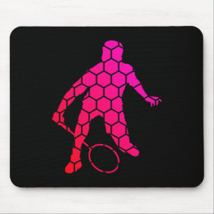 Alfombrilla De Ratón Calabacín Femenino Masculino Bádminton Volante 