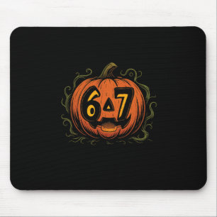 Alfombrilla De Ratón Calabaza de Halloween meme 67 - Seis Siete Gen Alp