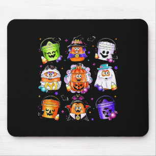 Alfombrilla De Ratón Calabaza de nuggets de pollo Halloween 1