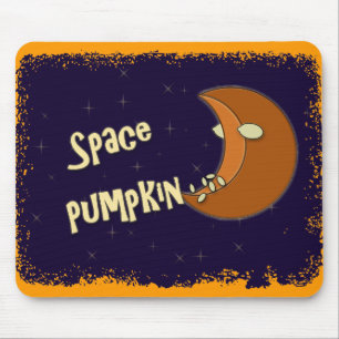 Alfombrilla De Ratón calabaza espacial