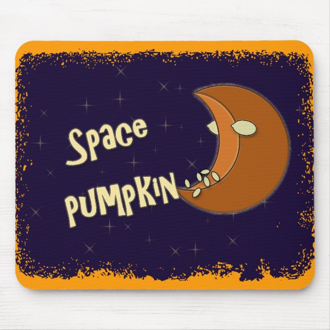 Alfombrilla De Ratón calabaza espacial (Frente)
