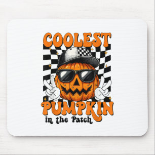 Alfombrilla De Ratón Calabaza más fría del parche Halloween Shirt Boy K