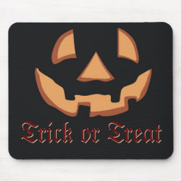 Alfombrilla De Ratón Calabaza para Halloween en Black Mouse Pad