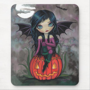 Alfombrilla De Ratón Calabaza Pixie Halloween Mousepad