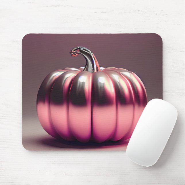 Alfombrilla De Ratón Calabaza rosa brillante (Con ratón)