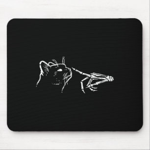Alfombrilla De Ratón Calabaza Skeleton Hand Boop Spookokon Black Mom Ha