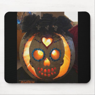 Alfombrilla De Ratón Calabaza tallada