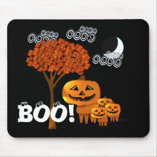 Alfombrilla De Ratón Calabazas de Halloween -