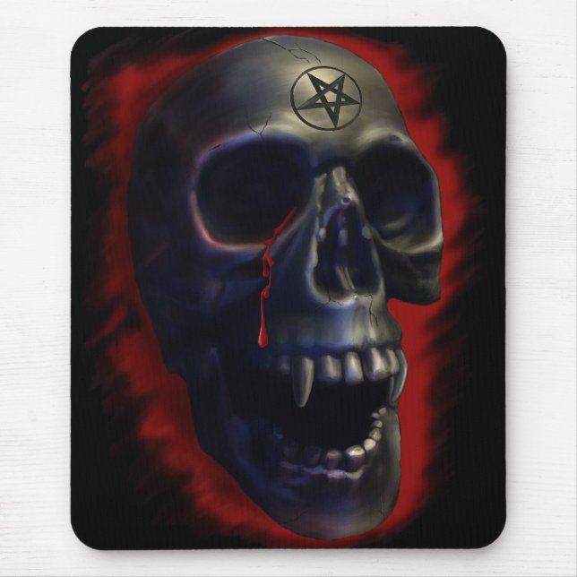 Alfombrilla De Ratón Calavera 1 Mousepad (Frente)
