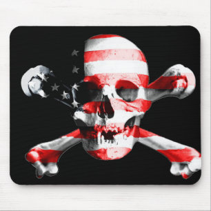 Alfombrilla De Ratón Calavera americana