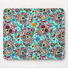 Alfombrilla De Ratón Calavera de azúcar, Día de los Muertos #1