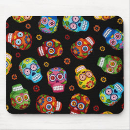 Alfombrilla De Ratón Calavera de azúcar, Día de los Muertos #17