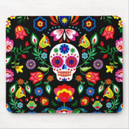 Alfombrilla De Ratón Calavera de azúcar, Día de los Muertos #18