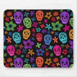 Alfombrilla De Ratón Calavera de azúcar, Día de los Muertos #22