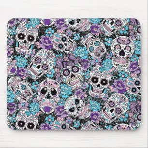 Alfombrilla De Ratón Calavera de azúcar, Día de los Muertos #24