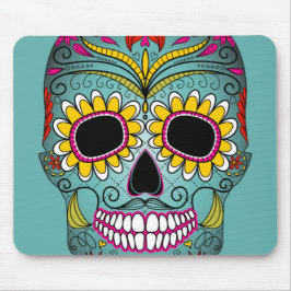 Alfombrilla De Ratón Calavera de azúcar, Día de los Muertos #3