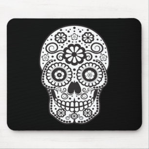 Alfombrilla De Ratón Calavera de Azúcar Sonriente