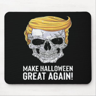 Alfombrilla De Ratón Calavera de Trump Halloween, Haz que Halloween sea