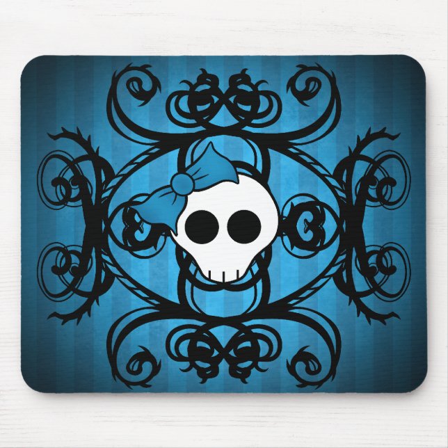 Alfombrilla De Ratón Calavera decorativa (Frente)