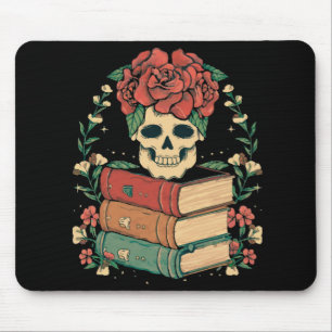 Alfombrilla De Ratón Calavera Floral en tus Libros