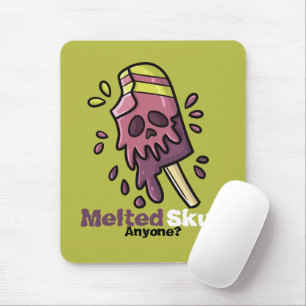 Alfombrilla De Ratón Calavera fundida de personalizable