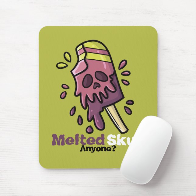 Alfombrilla De Ratón Calavera fundida de personalizable (Con ratón)