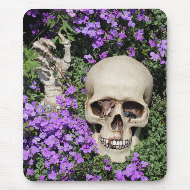 Alfombrilla De Ratón Calavera - Gothic Mauspad (Frente)
