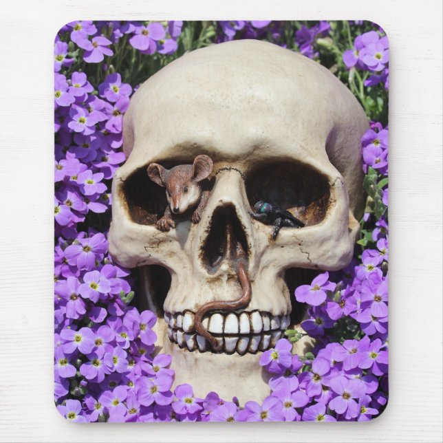 Alfombrilla De Ratón Calavera - Gothic Mauspad (Frente)