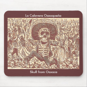 Alfombrilla De Ratón Calavera Oaxaca