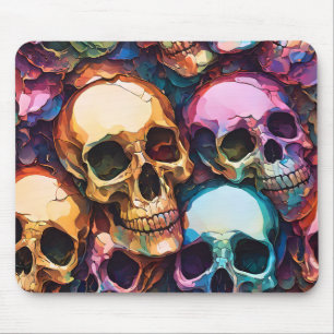 Alfombrilla De Ratón Calaveras Funky