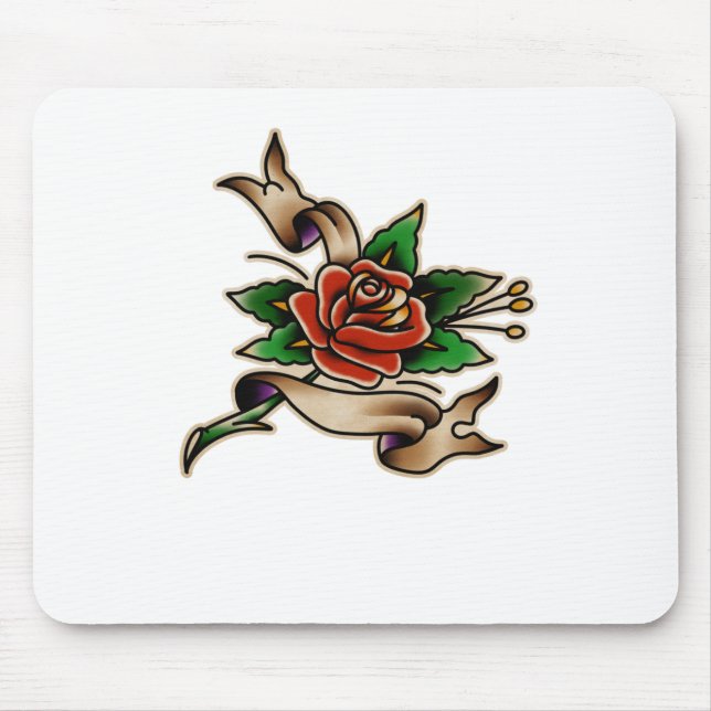 Alfombrilla De Ratón Calcomanía Trad Tattoo 005  (Frente)