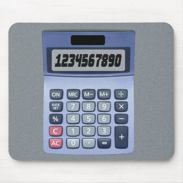 Alfombrilla De Ratón Calculadora Mousepad (Frente)