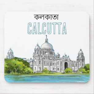 Alfombrilla De Ratón Calcuta "Victoria Memorial" Kolkata Bengali